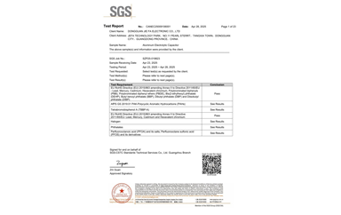 環(huán)保測試報(bào)告 ROHS+鹵素 CANEC25009106001