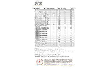 環(huán)保測試報(bào)告 ROHS+鹵素 CANEC25009106001