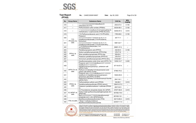 環(huán)保測試報告 PFAS CANEC25009106007